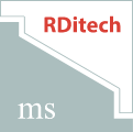 Logo RDitech, filial de investigación de MS